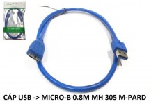 Cáp Usb 3.0 Micro-B 0.8M MH 305 M-PARD