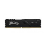 Ram PC Kingston Fury Beast Black 8GB 3200MHz DDR4 KF432C16BB/8