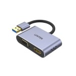 Cáp chuyển đổi USB 3.0 sang HDMI và VGA 15cm Unitek V1304A 