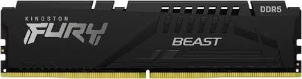Kingston 8GB 4800MT/s DDR5 CL38 DIMM FURY Beast Black PnP