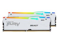 Kingston 32GB 5600MT/s DDR5 CL40 DIMM (Kit of 2) FURY Beast White RGB XMP